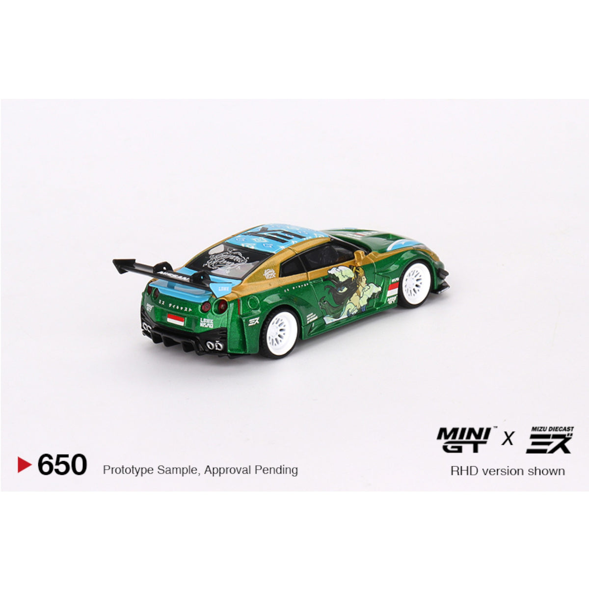 Mini GT x Mizu Diecast - LB Silhouette Works Nissan GT 35GT-RR Ver.2 *RORO* - MGT00650 (RHD)