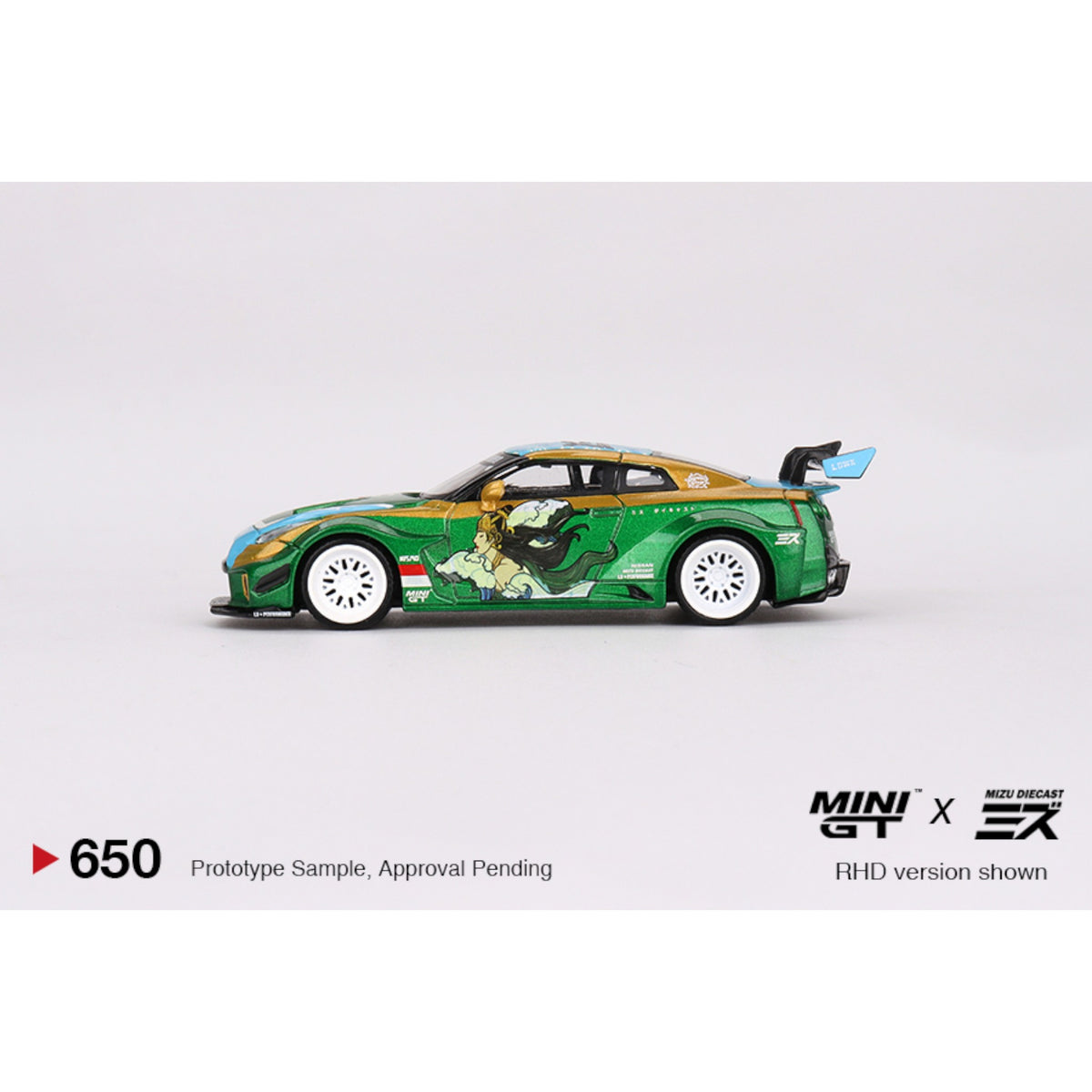 Mini GT x Mizu Diecast - LB Silhouette Works Nissan GT 35GT-RR Ver.2 *RORO* - MGT00650 (RHD)