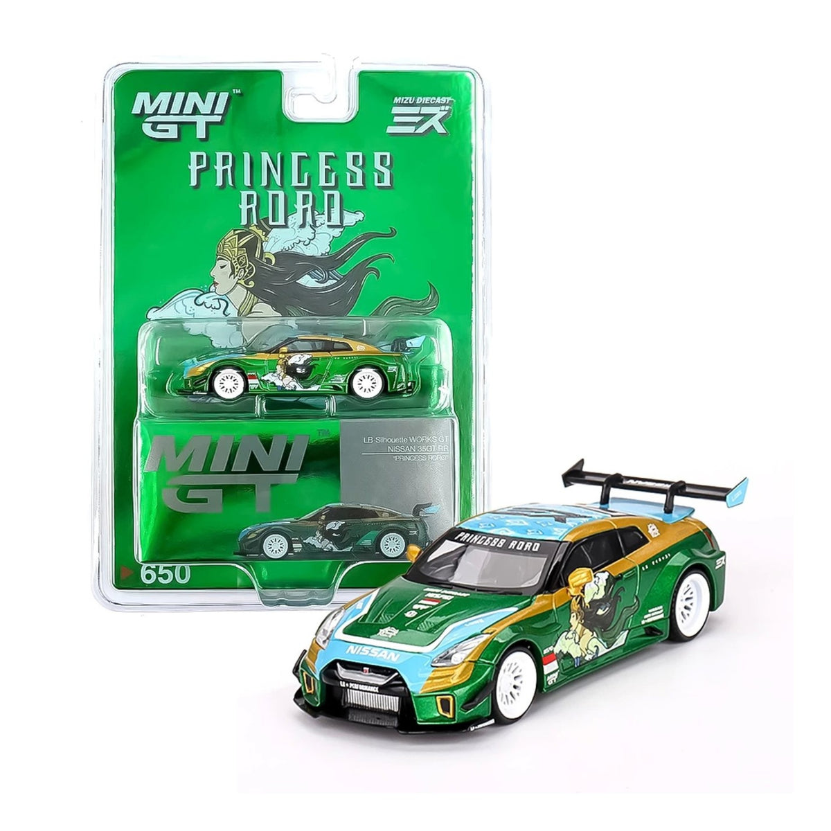 Mini GT x Mizu Diecast - LB Silhouette Works Nissan GT 35GT-RR Ver.2 *RORO* - MGT00650 (RHD)