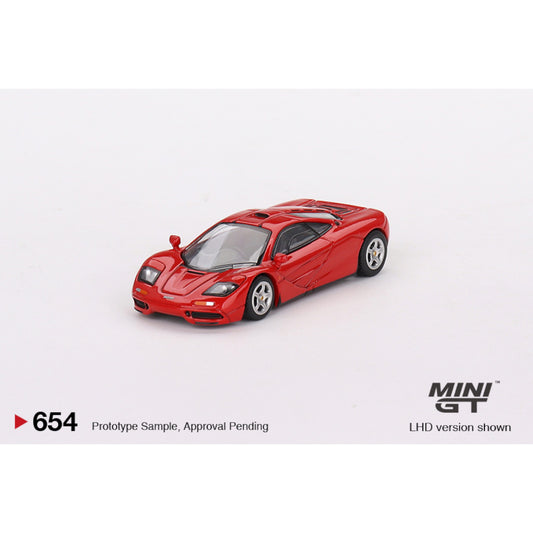 Mini GT - McLaren F1 Red - MGT00654 (LHD) - 1:64
