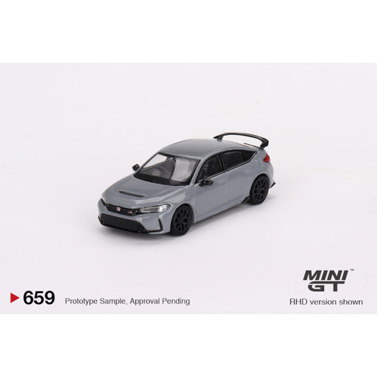 Mini GT - 2023 Honda Civic Type R, sonic gray pearl - MGT00659 (LHD) - 1:64