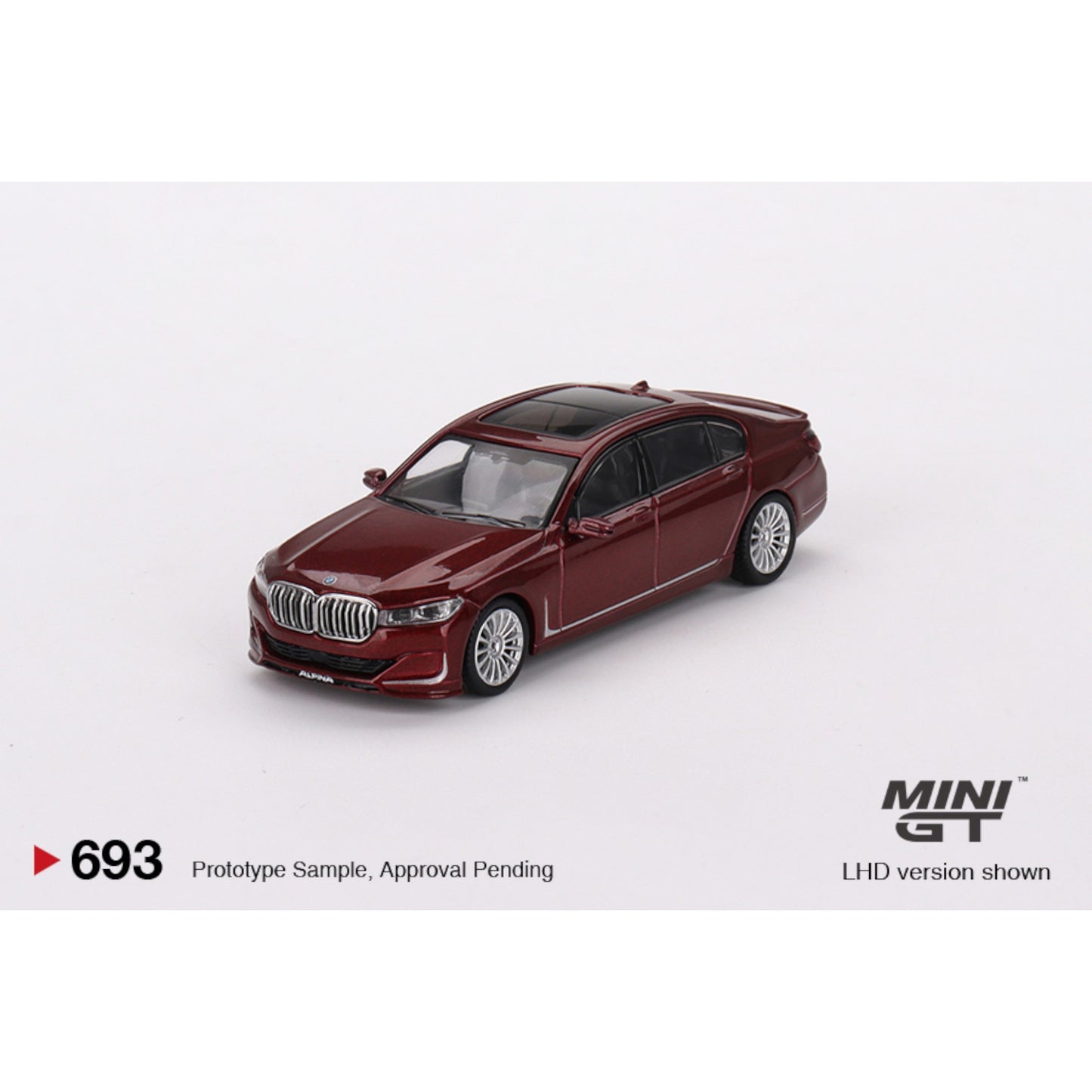 Mini GT - 2023 BMW Alpina B7 XDrive, red - MGT00693 (LHD) - 1:64