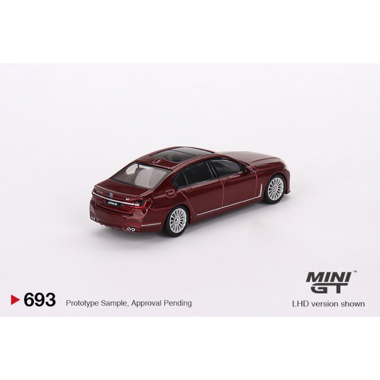 Mini GT - 2023 BMW Alpina B7 XDrive, red - MGT00693 (LHD) - 1:64