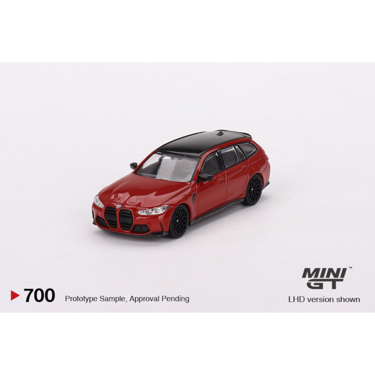 Mini GT - 2023 BMW M3 Touring (G81), competition red - MGT00700 (LHD) - 1:64