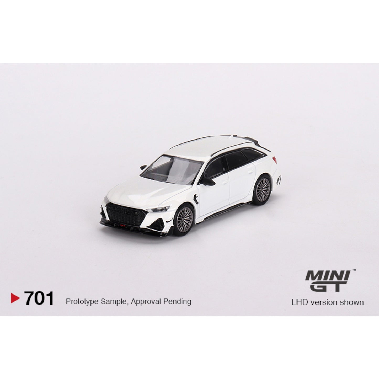 Mini GT - Audi ABT RS6-R Glacier White Metallic - MGT00701 (LHD) - 1:64