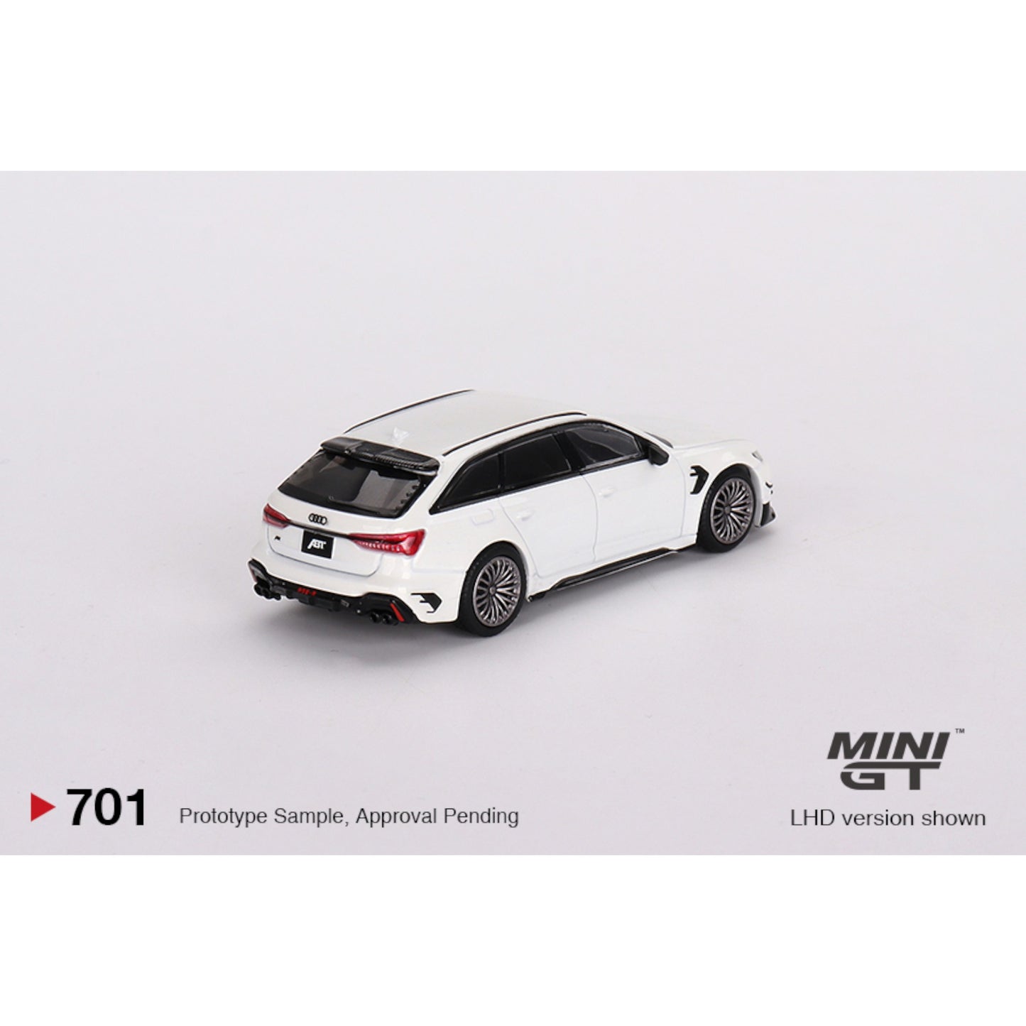 Mini GT - Audi ABT RS6-R Glacier White Metallic - MGT00701 (LHD) - 1:64