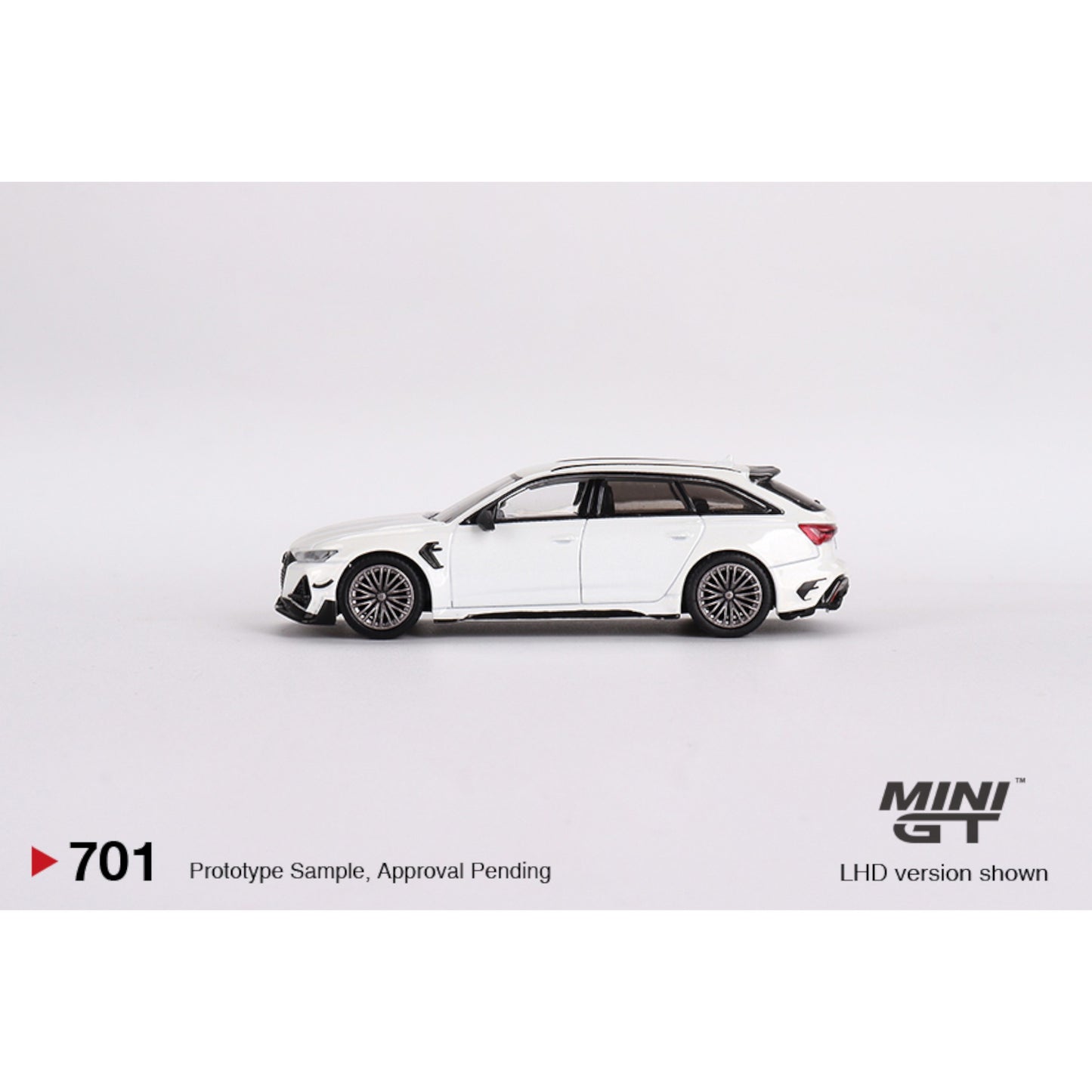 Mini GT - Audi ABT RS6-R Glacier White Metallic - MGT00701 (LHD) - 1:64