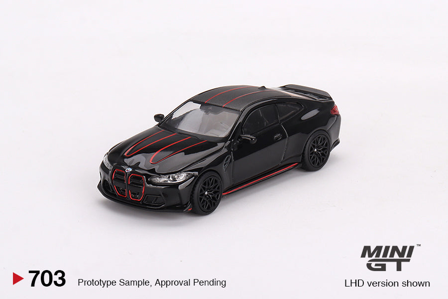 Mini GT - 2023 BMW M4 CSL, black - MGT00703 (LHD) - 1:64