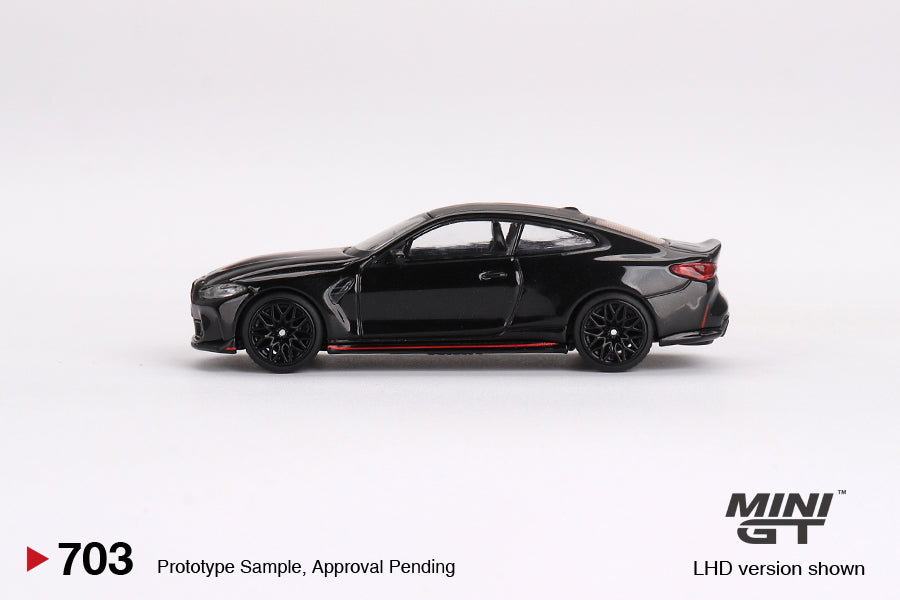 Mini GT - 2023 BMW M4 CSL, black - MGT00703 (LHD) - 1:64