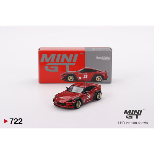 Mini GT - Nissan Z Pandem, passion red - MGT00722 (LHD) - 1:64