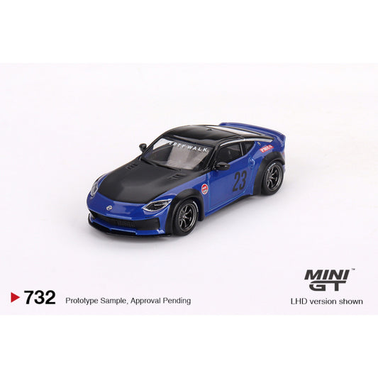 Mini GT - Nissan Z LB★NATION WORKS Serian Blue - MGT00732 (RHD) - 1:64