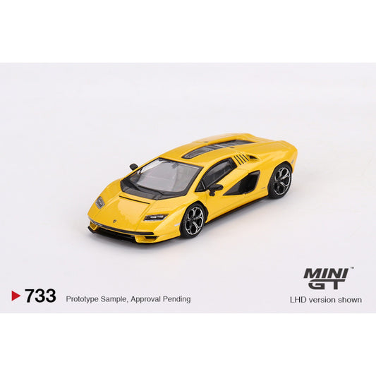 Mini GT - Lamborghini Countach LPI 800-4 New Giallo Orion - MGT00733 (LHD) - 1:64
