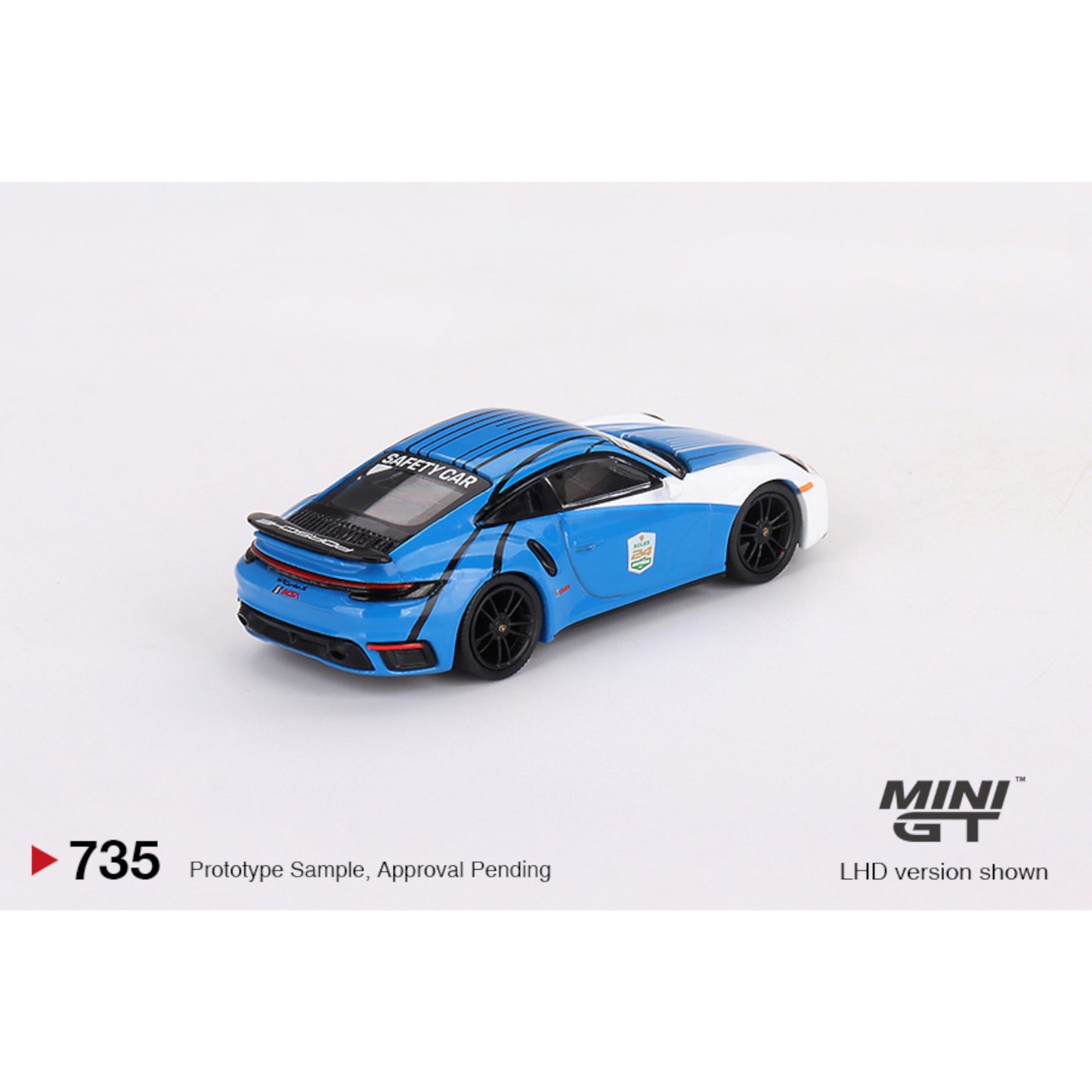 Mini GT - Porsche 911 Turbo S Safety Car 2023 IMSA Daytona 24 Hrs - MGT00735 (LHD) - 1:64