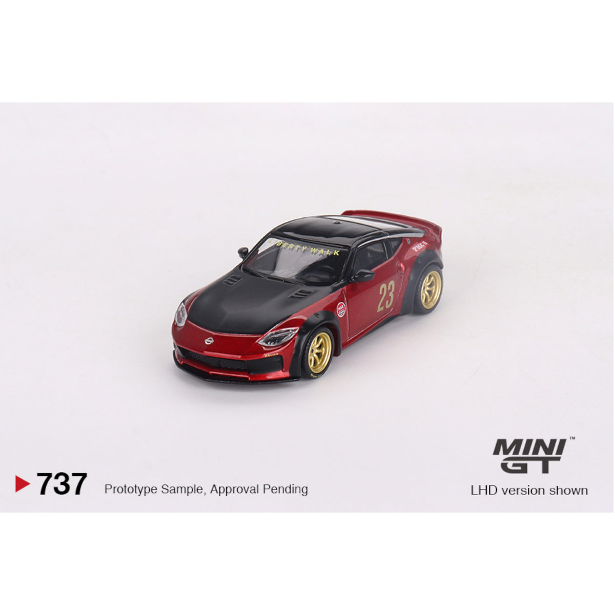 Mini GT - Nissan Z LB★NATION WORKS Gem Red - CLDC Magazine Edtition - China exclusive - MGT00737