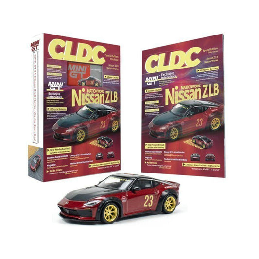 Mini GT - Nissan Z LB★NATION WORKS Gem Red - CLDC Magazine Edtition - China exclusive - MGT00737