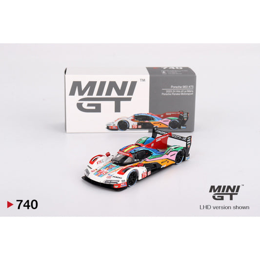Mini GT - 2023 Porsche 963 #75 Porsche Penske Motorsport Le Mans 24hrs - MGT00740 - 1:64