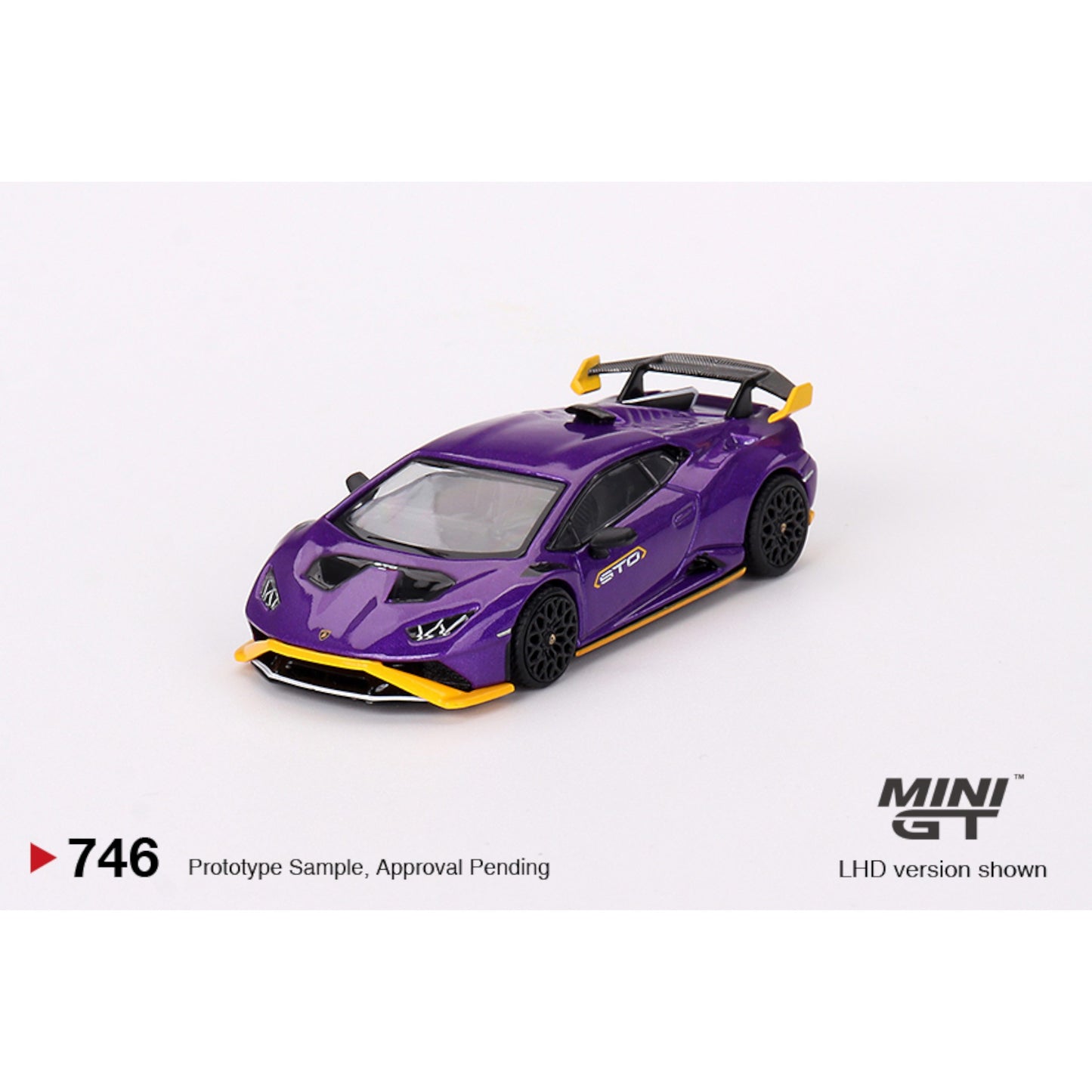 Mini GT - LAMBORGHINI HURACAN STO PURPLE - MGT00746 (LHD) - 1:64