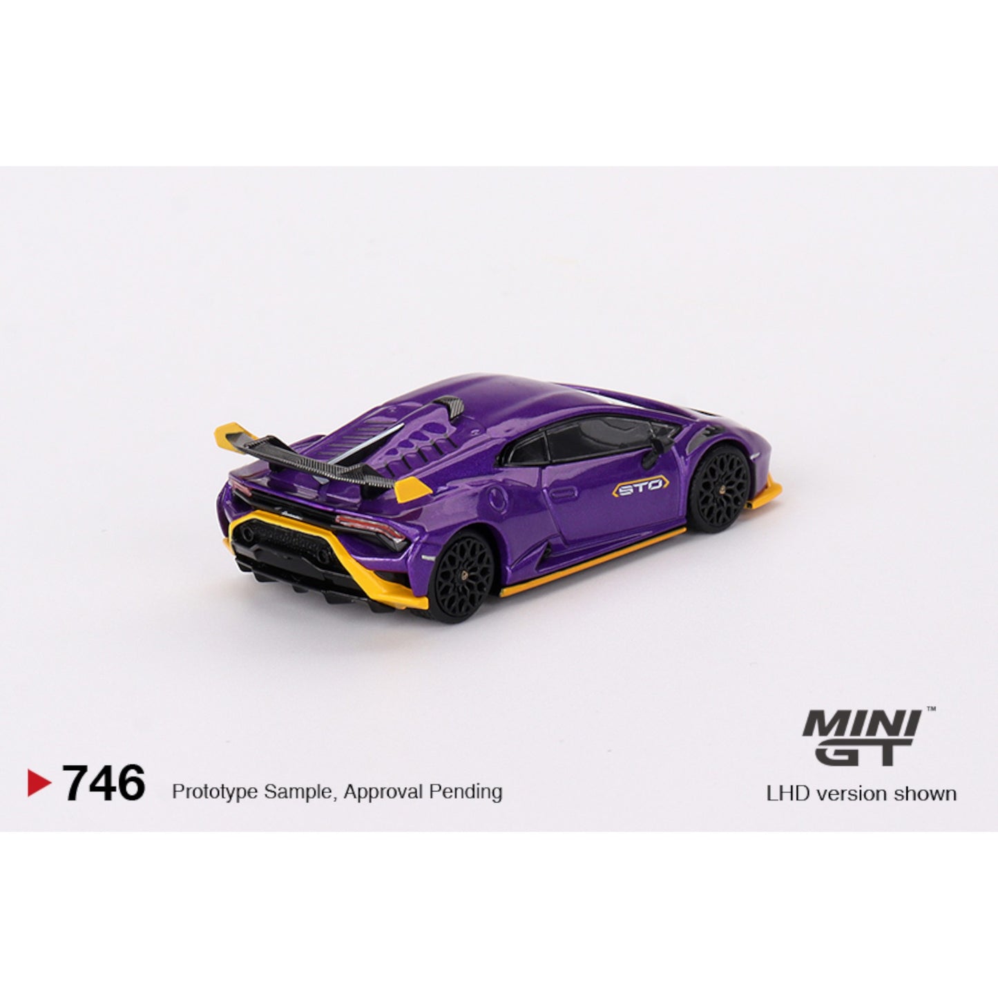 Mini GT - LAMBORGHINI HURACAN STO PURPLE - MGT00746 (LHD) - 1:64