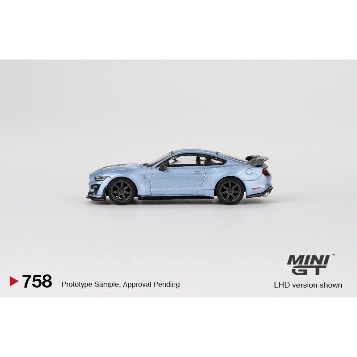 Mini GT - 2022 Ford Mustang Shelby GT500 Heritage Edition, brittany blue - MGT00758 (LHD) - 1:64