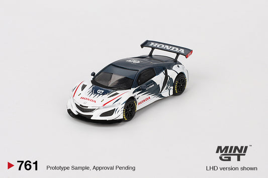 Mini GT - Honda NSX GT3 EVO AlphaTauri Yuki Tsunoda 2023 Red Bull Formula Nurburgring - MGT00761 (LHD) - 1:64