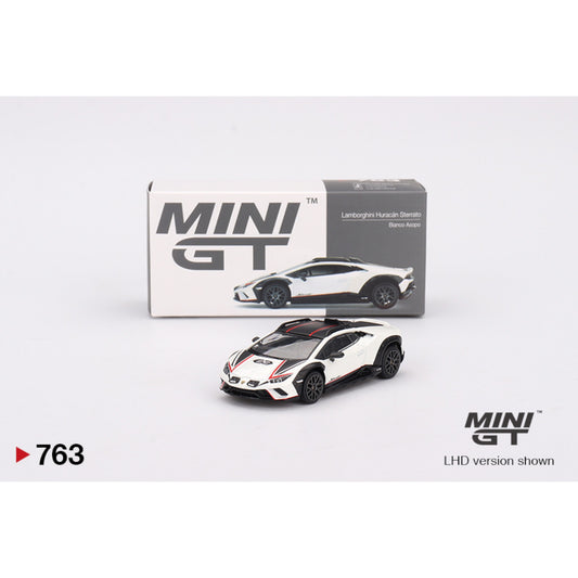 Mini GT - Lamborghini Huracán Sterrato Bianco Asopo - MGT00763 (LHD) - 1:64