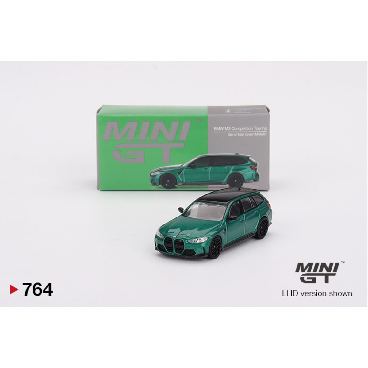 Mini GT - BMW M3 Competition Touring Isle of Man Green Metallic - MGT00764 (LHD)