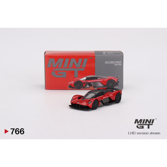 Mini GT - Aston Martin Valkyrie Hyper Red - MGT00766 (LHD) - 1:64