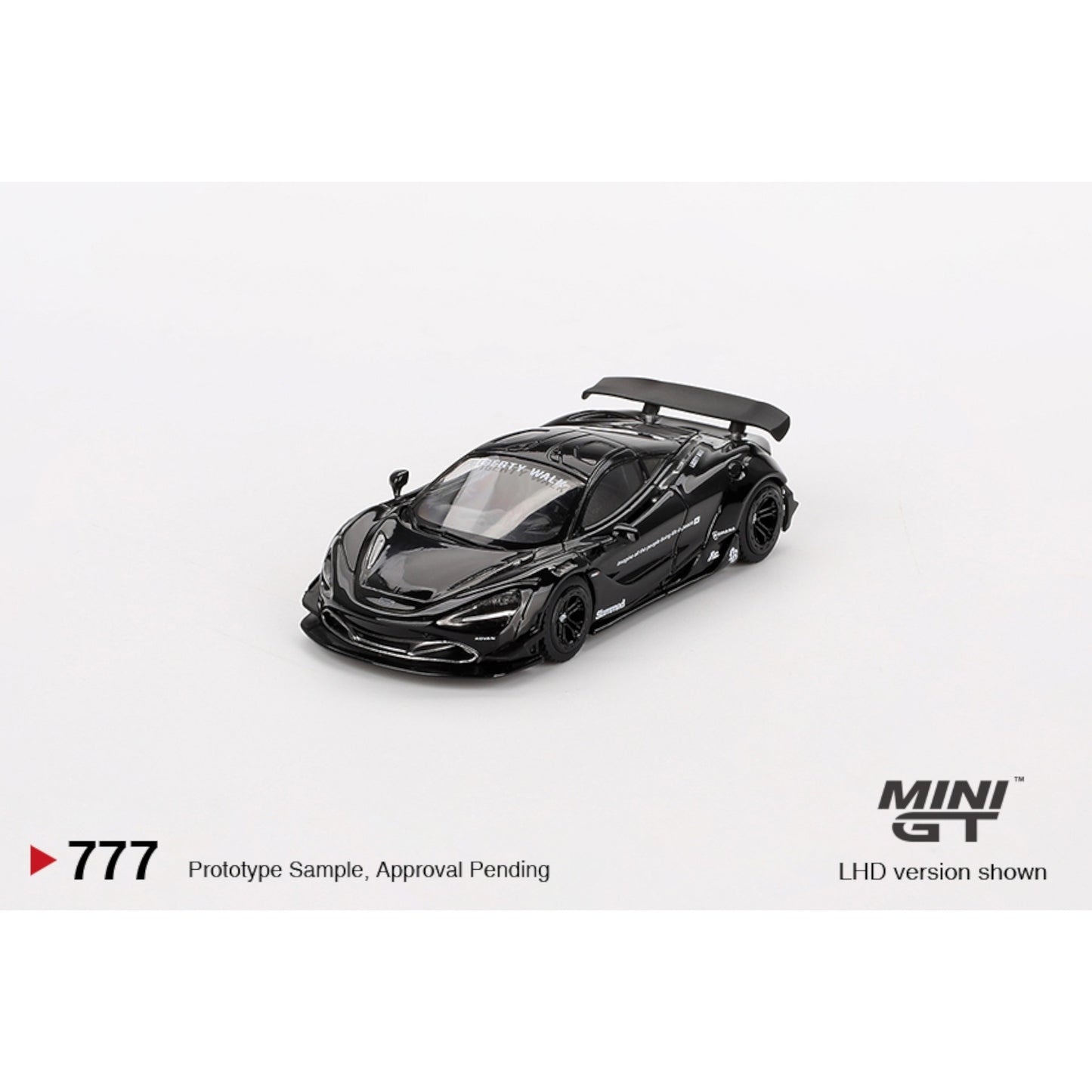 Mini GT - Pre-Order - McLaren 720S LB★Works Black - MGT00777 (LHD) - 1:64