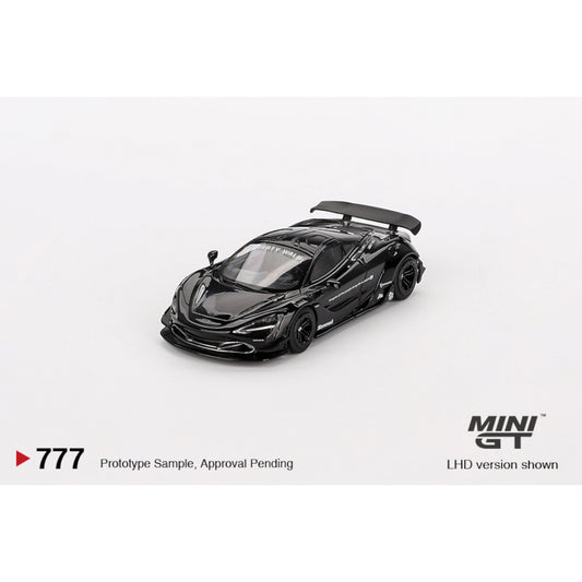 Mini GT - Pre-Order - McLaren 720S LB★Works Black - MGT00777 (LHD) - 1:64