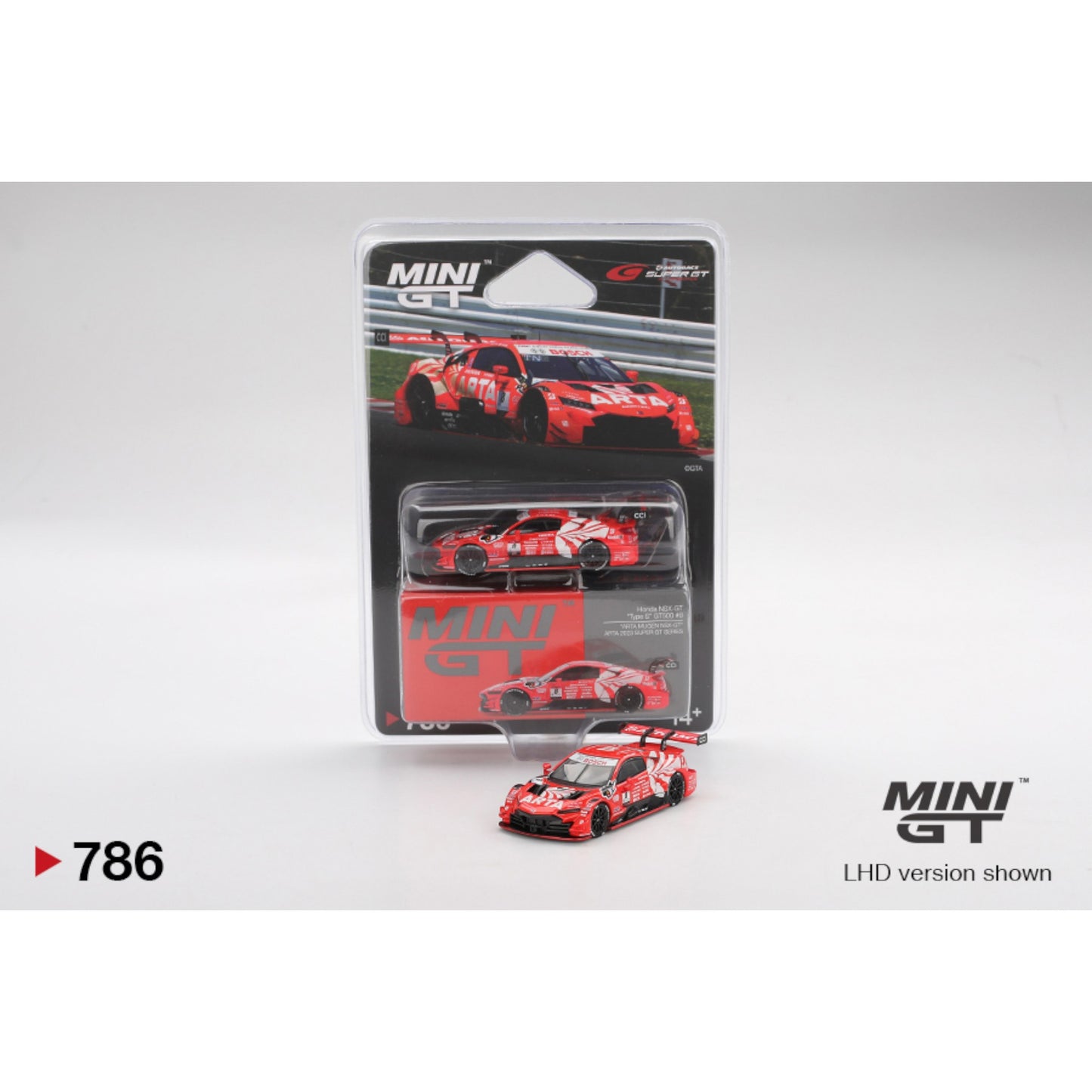 Mini GT - Honda NSX-GT "Type S" GT500 #8 "ARTA MUGEN NSX-GT " ARTA 2023 SUPER GT Series - MGT00786 (BL)