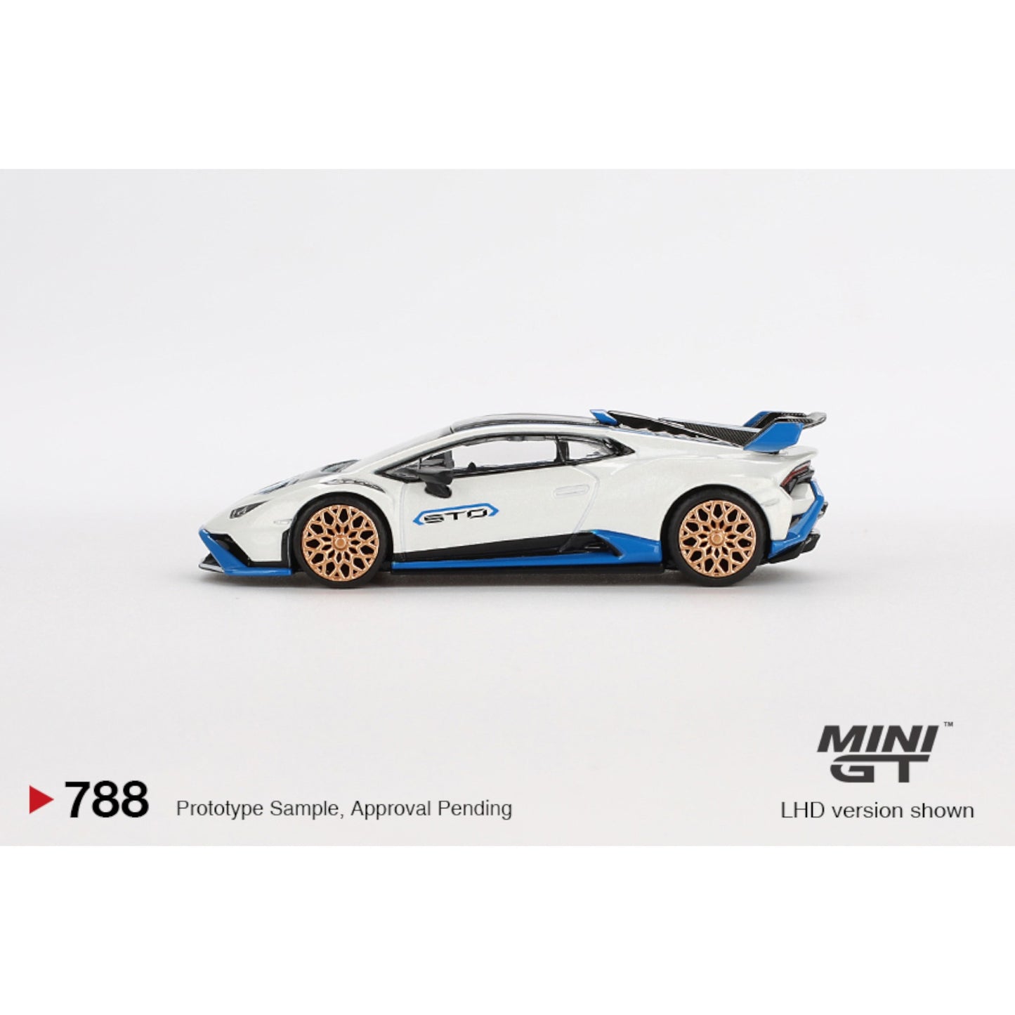 Mini GT - Lamborghini Huracán STO  Bianco Asopo - MGT00788 (LHD)