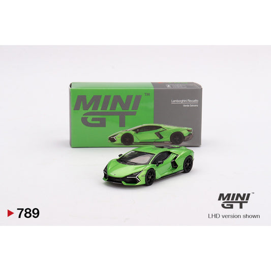 Mini GT - Lamborghini Revuelto Verde Selvans - MGT00789 (LHD) - 1:64