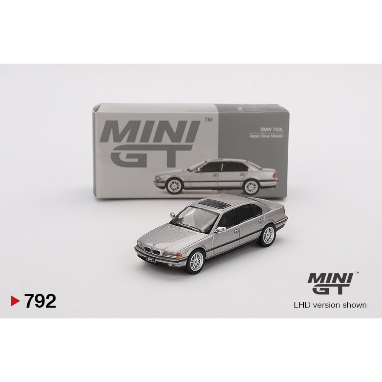 Mini GT - BMW 750IL Aspen Silver Metallic - MGT00792 (LHD)