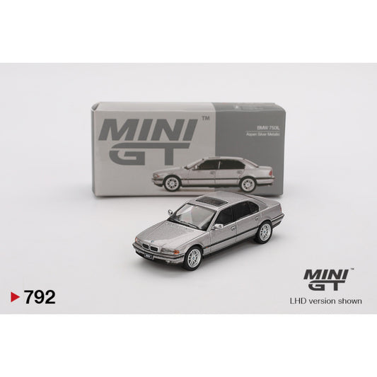 Mini GT - BMW 750IL Aspen Silver Metallic - MGT00792 (LHD)