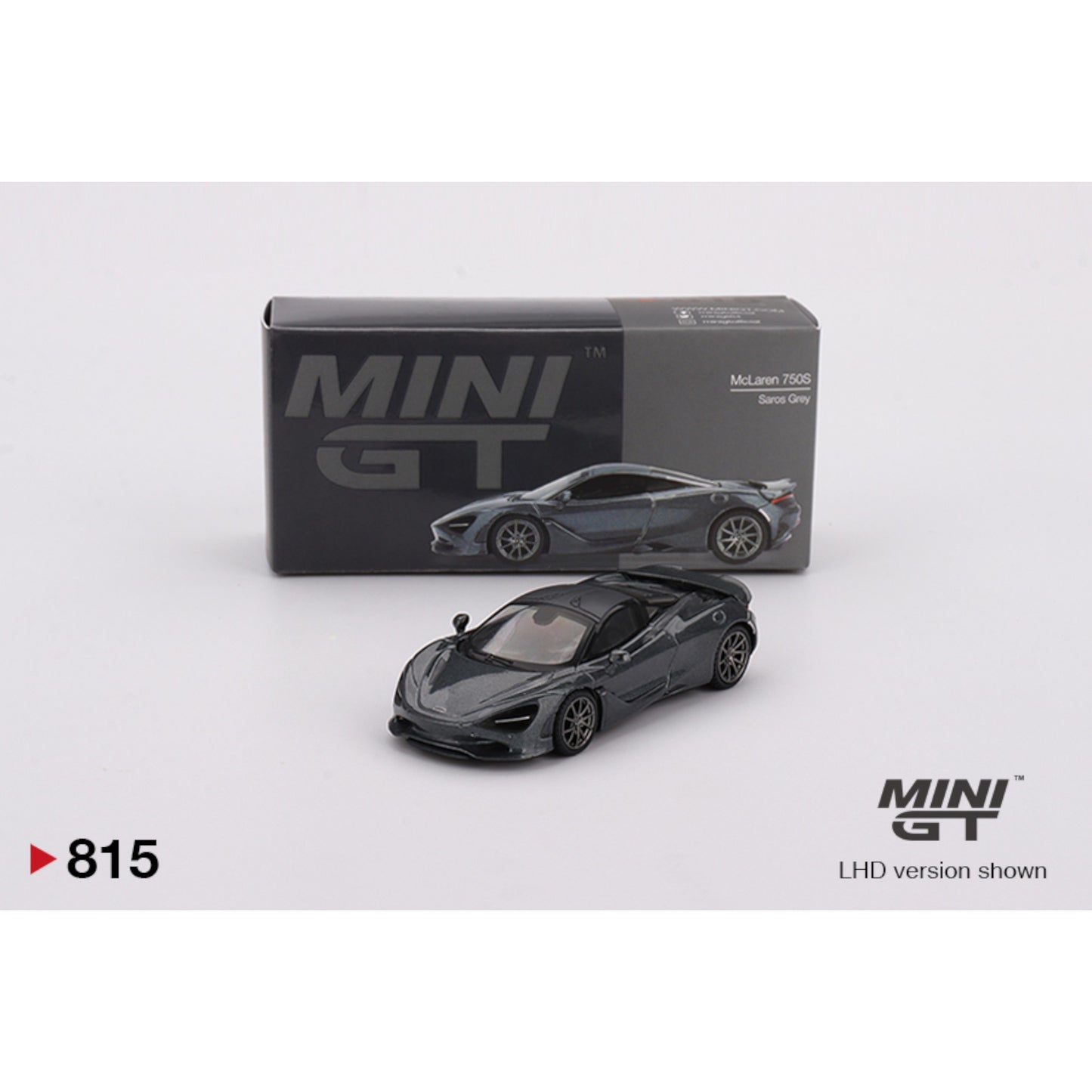 Mini GT - Pre-Order - McLaren 750S - Saros Grey - MGT00815 (LHD)
