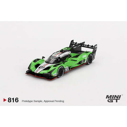 Mini GT - Lamborghini SC63 #63 Iron lynx 2024 IMSA Sebring 12 Hrs - MGT00816