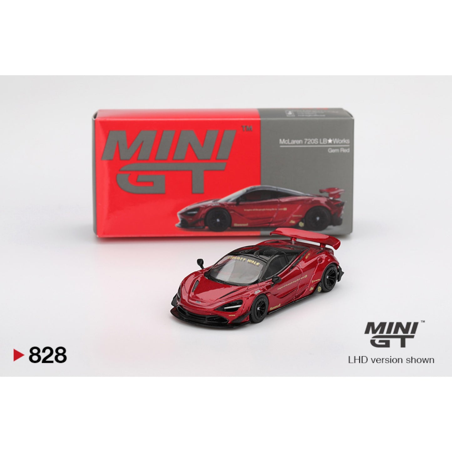 Mini GT - McLaren 720S LB★Works Gem Red - MGT00828 (LHD)