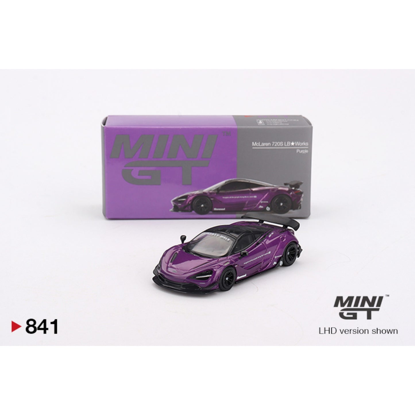 Mini GT - McLaren 720S LB★Works Purple - MGT00841 (LHD)