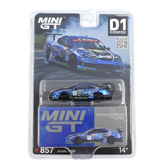 Mini GT - Nissan Silvia (S15) D-MAX #46 D-MAX Racing 2023 D1  - MGT00857 (RHD)