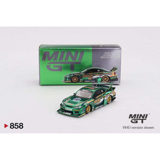 Mini GT - Nissan LB-Super Silhouette S15 SILVIA LBWK 2024 Fausto Racing - MGT00858 (RHD)
