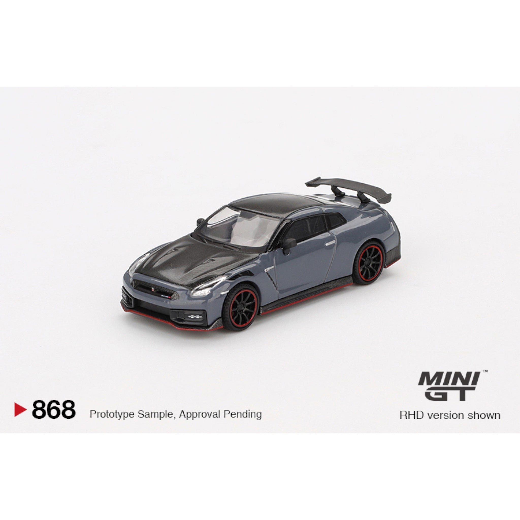 Mini GT - Nissan GT-R Nismo 2024 NISMO Stealth Gray - MGT00868