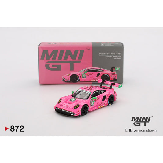 Mini GT - Porsche 911 GT3 R #80 AO Racing 2023 IMSA VIRginia Roxy - MGT00872 (LHD)