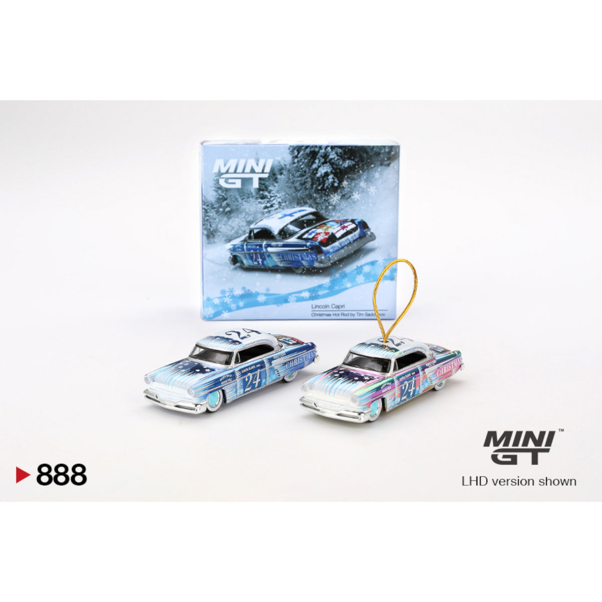 Mini GT - Lincoln Capri Christmas Hot Rod by Tim Sadchikov 2024 Christmas Edition - MGT00888 (LHD)