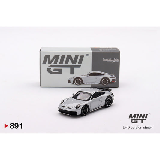 Mini GT - Porsche 911 Dakar Ice Gray Metallic - MGT00891 (LHD)