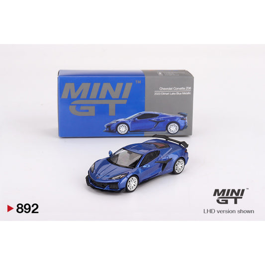 Mini GT - Chevrolet Corvette Z06 2023 Elkhart Lake Blue Metallic - MGT00892 (LHD)