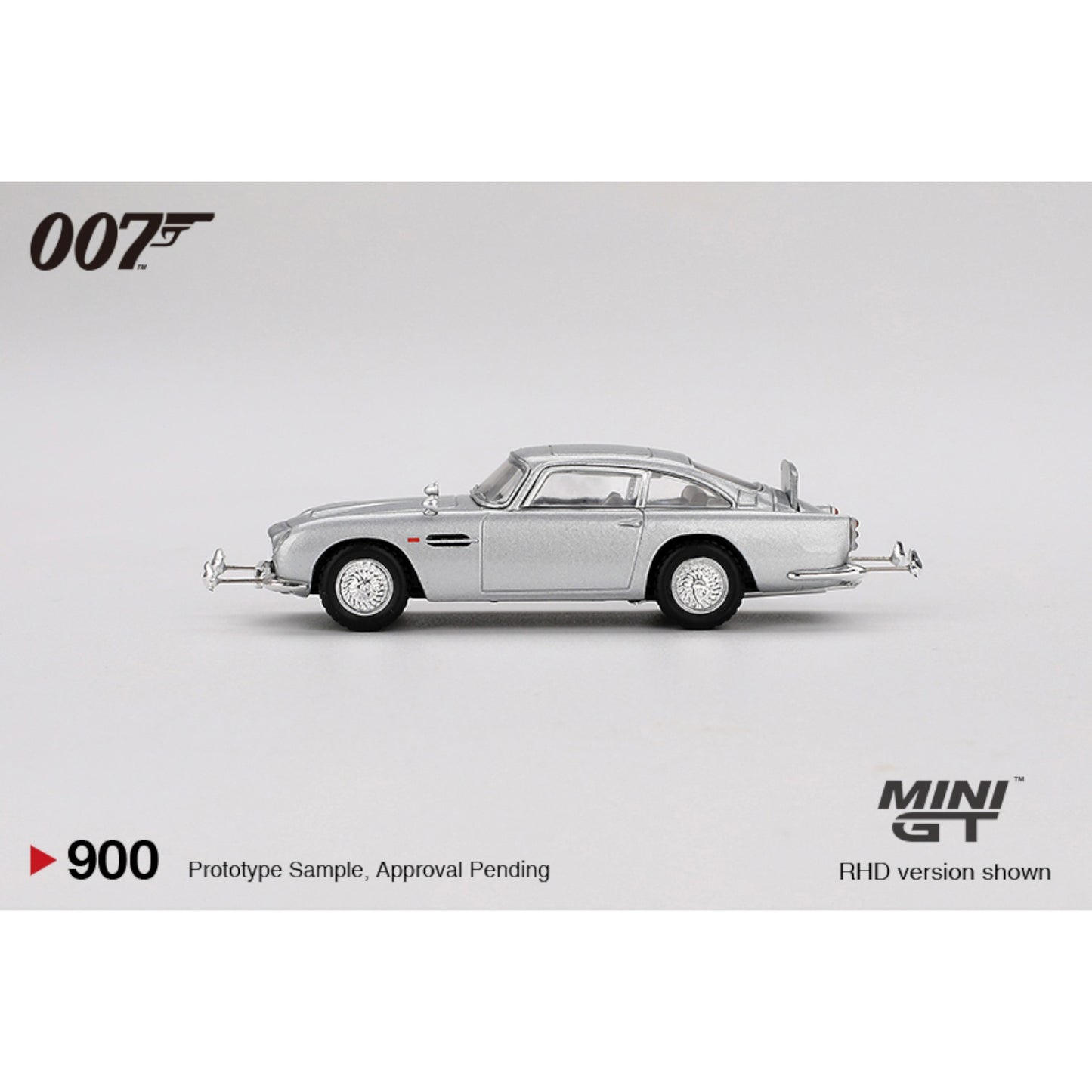Mini GT - Aston Martin DB5 Goldfinger english Blister - MGT900-007E (RHD) - 1:64
