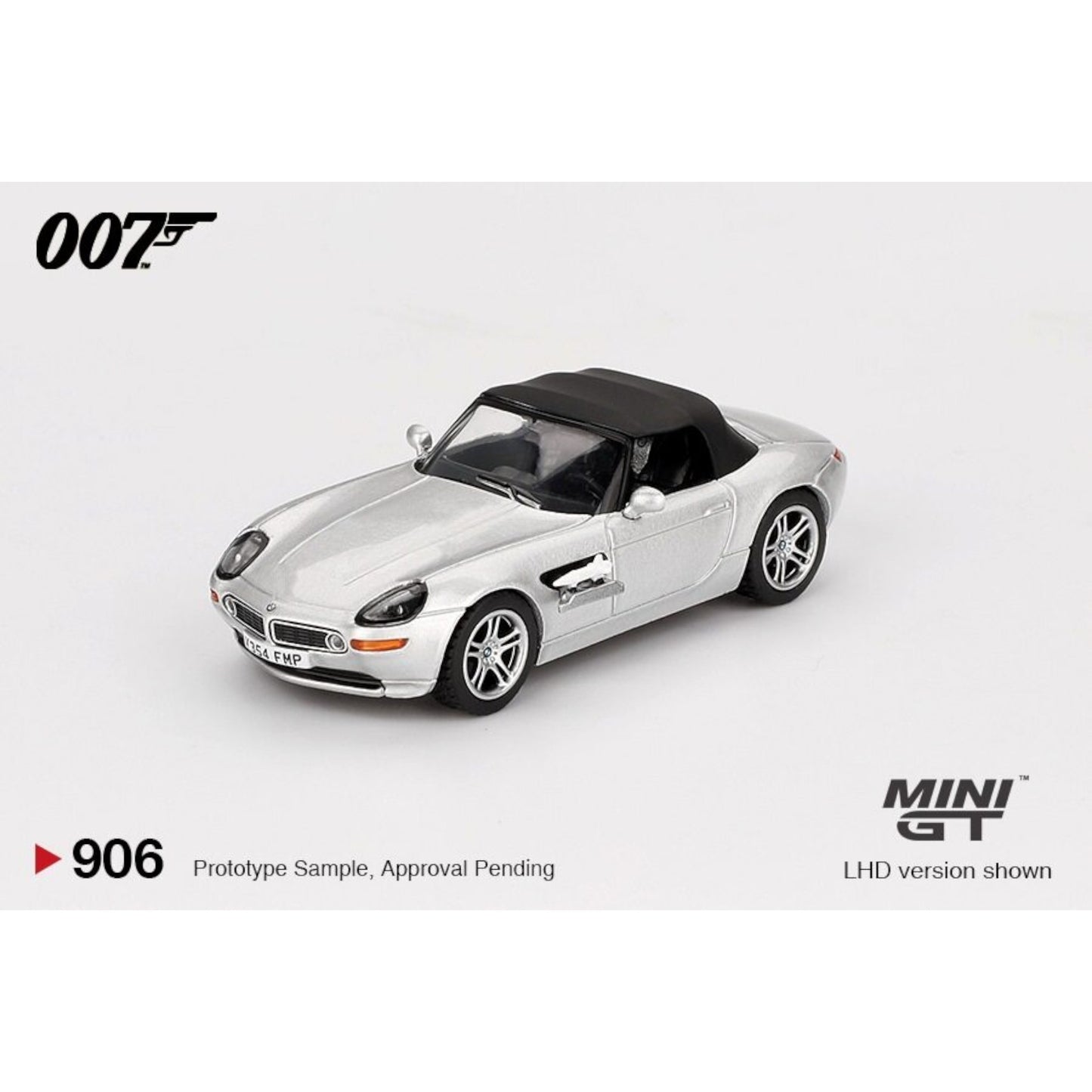 Mini GT - Pre-Order - James Bond - BMW Z8 - The World is not enough - Japanese Blister - MGT00906-007J