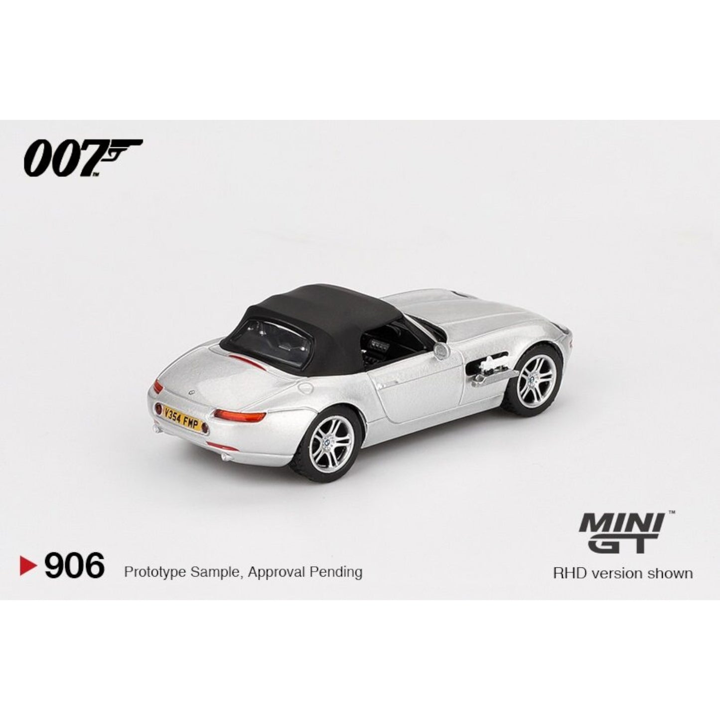 Mini GT - Pre-Order - James Bond - BMW Z8 - The World is not enough - Japanese Blister - MGT00906-007J