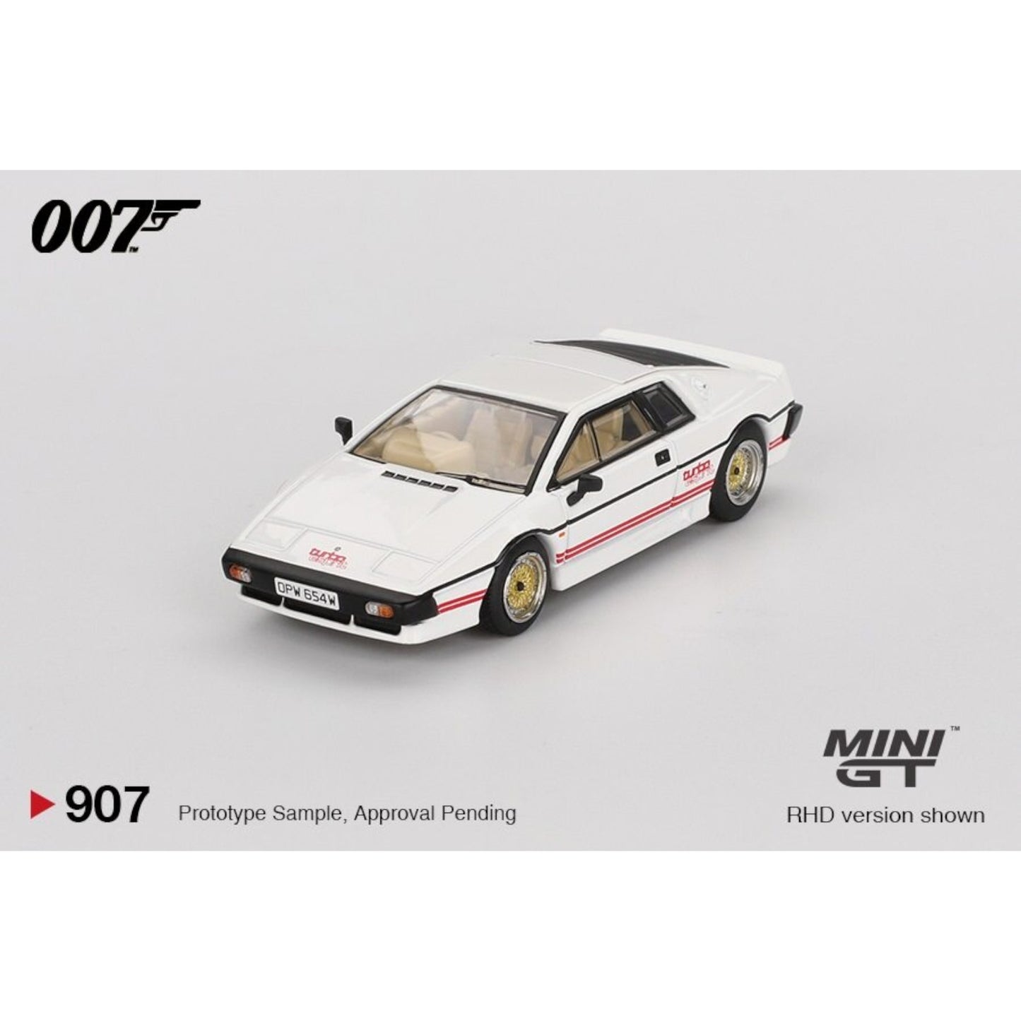 Mini GT - Pre-Order - James Bond - Lotus Esprit Turbo - For your Eyes Only - English Blister - MGT00907-007E