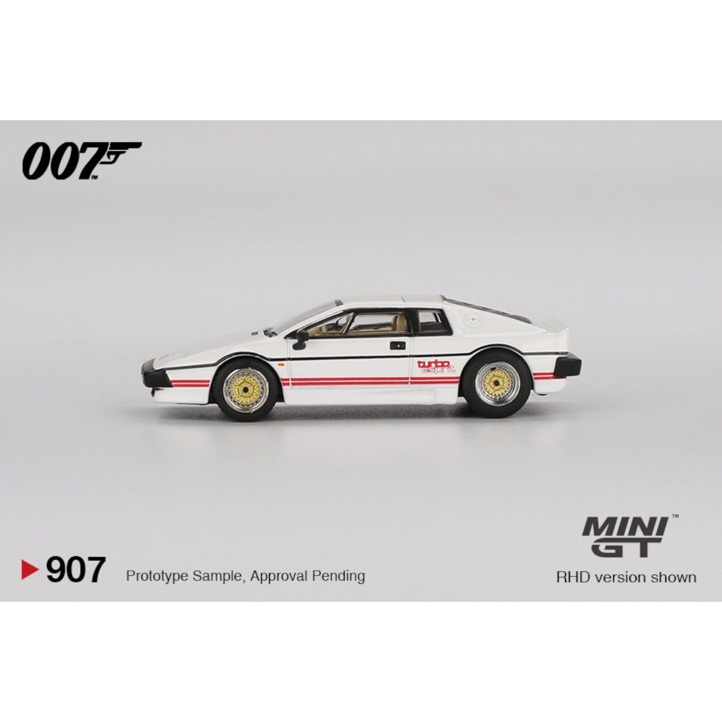 Mini GT - Pre-Order - James Bond - Lotus Esprit Turbo - For your Eyes Only - English Blister - MGT00907-007E